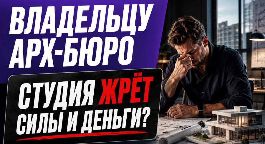 Как владельцу арх-бюро наконец получить отдачу от команды